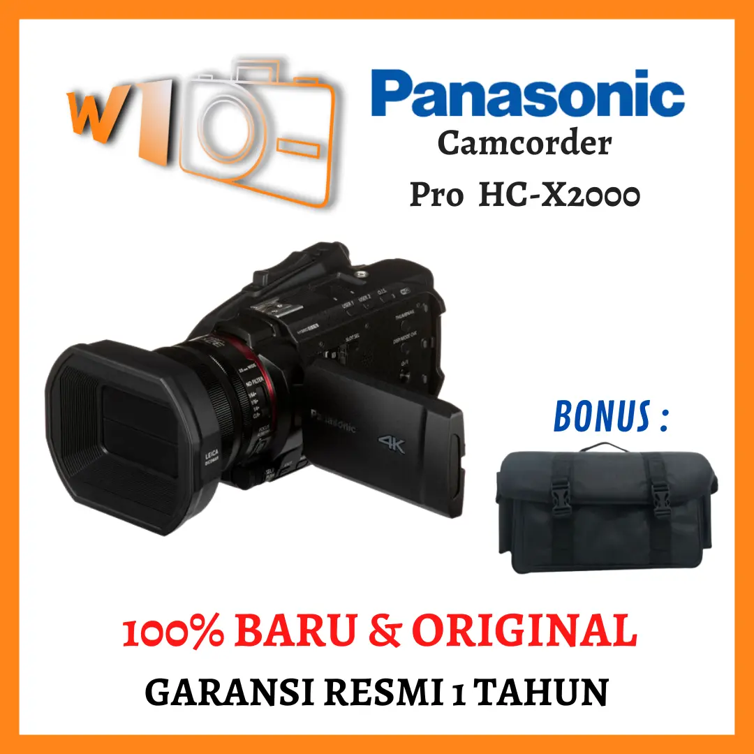 Panasonic HC-X2000 Professional Video 4K