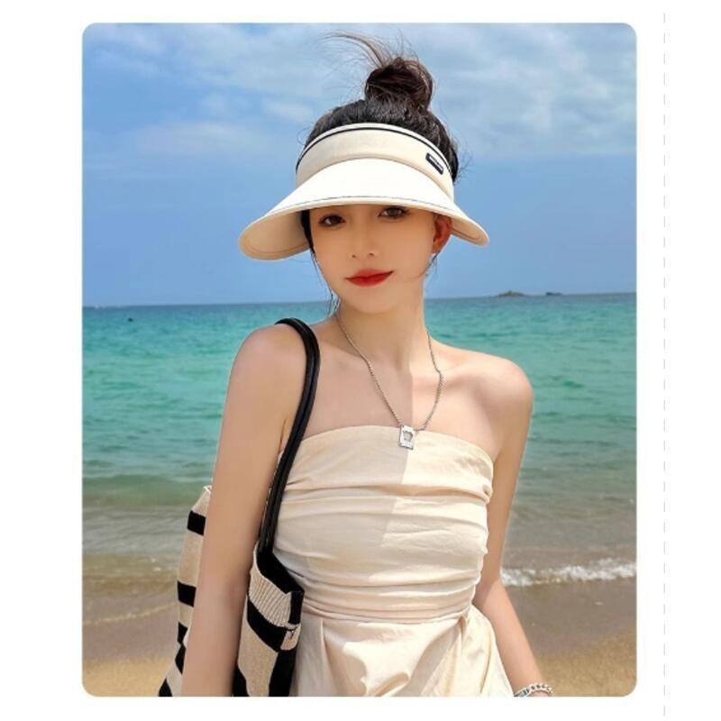 Product Introduction of Mũ Chống Nắng, Dành Cho Mùa Hè Của Phụ Nữ, Chống Tia UV, Dễ Phối Đồ, Vành Lớn, Gấp Gọn, Mũ Chống Nắng, Đầu Rỗng fitted  cap nón  chất 13