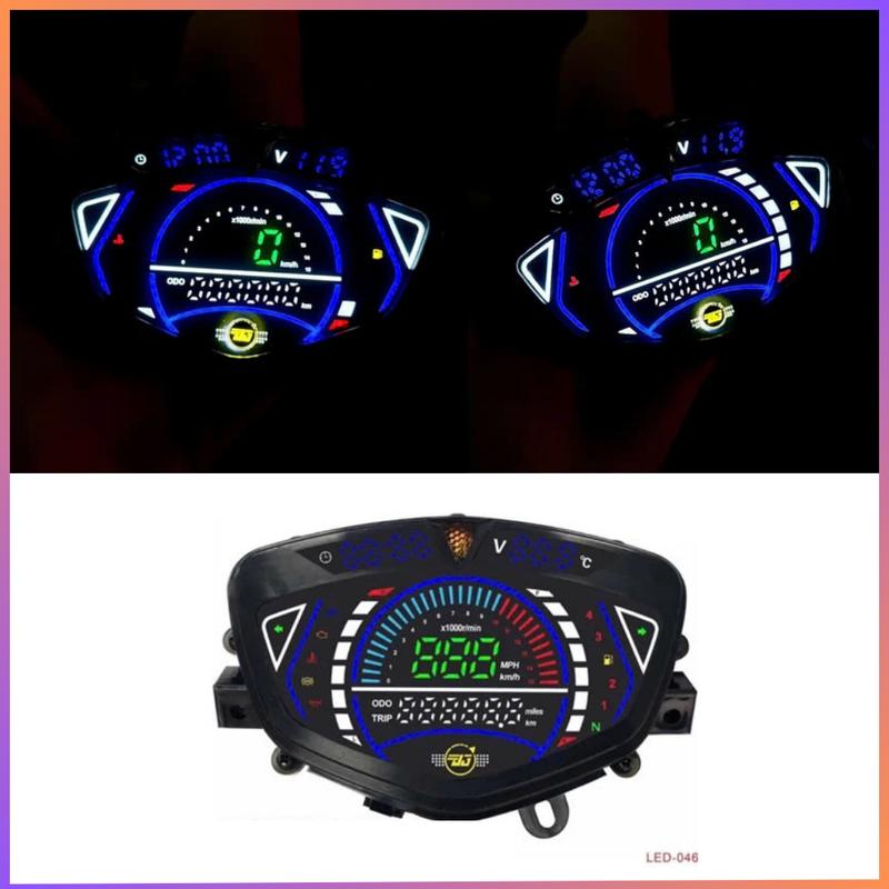 Đồng Hồ Điện Tử Gắn Sirius 110 Sirius 50 Ex 2010 - Hiệu Ứng Led audi V3