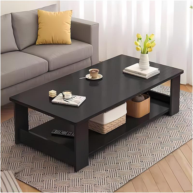 Bàn Trà Sofa Gỗ 2 Tầng, Bàn Cafe Phòng Khách Hiện Đại Phong Cách Bắc Âu Sang Trọng