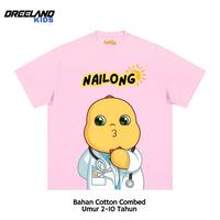 Gambar Dreeland Kids Kaos Anak Baju Anak Nailong Dokter / Tshirt Anak Nailong Laki Laki Perempuan - Putih, 5-6 Tahun dari DreelandOfficial Kota Bandung 4 Tokopedia