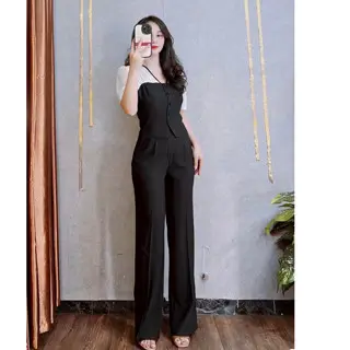 set đồ nữ ,set nguyên bộ áo sơ mi quần dài ống suông xinh xắn S567 Top Quần bộ dsq setáoống quầnsuông đồ tingoan Women váy bônggòn setyếm tơ sét bbr đồbộgiảvest nữ quầnsuông chữx set quầnloe setyếm gấmhoa 【 đơn 】 885 xanh biển đầu ời trang