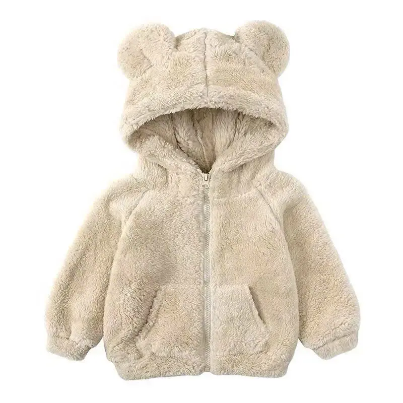 ( 7-16KG) ÁO KHOÁC LÔNG TAI GẤU MÙA ĐÔNG ẤM ÁP CHO BÉ 1