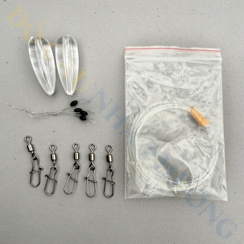 Product Introduction of Combo 5 Mồi Chuyên Lure Nhạy Cá + Tặng 2m Leader Noeby, 5 Khóa Lure, Hạt Trợ Lực Ném, Hạt Chặn, Hộp Đựng - Đi Câu Fishing Bắt Cá Câu Cá 10