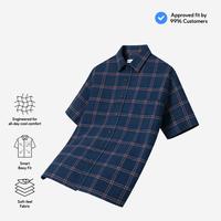 Gambar TENUE Kemeja Linen Lengan Pendek - Blue Red Line - Homebody - L dari Tenue de Attire Kota Administrasi Jakarta Selatan 1 Tokopedia