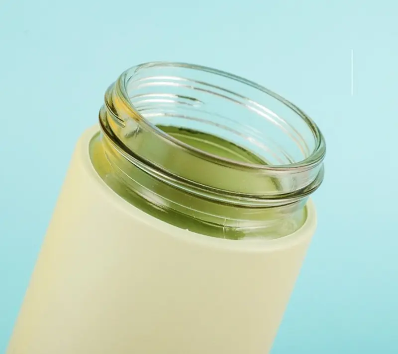 BOTTLE CACTUS Botol Minum Kaca Unik Motif Kaktus Botol Minum Packing Box 2