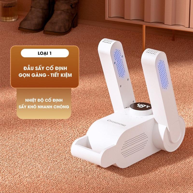 Máy Sấy Giày T7076 Làm Khô Khử Mùi Hôi Giầy,Tất Vớ Diệt Vi Khuẩn bằng tia UV Cho Giày Của Bạn Siêu Nhanh Khô BẢO HÀNH 6 THÁNG