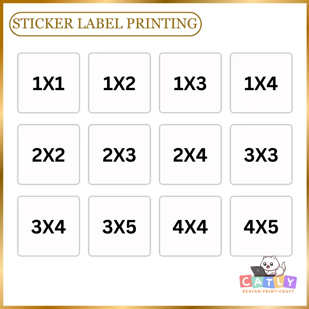 10PCS STICKER LABEL PRINTING | PRODUCT LABELS | PROVIDE YOUR OWN LAYOUT | WATERPROOF | VINYL OR STICKER PAPER