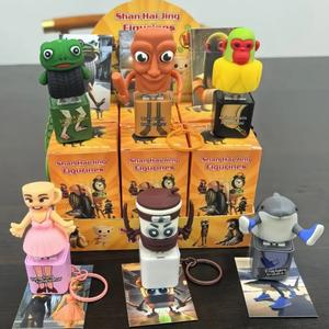 Shan Hai Jing Voice Button Toy - Press to Make Sound, Funny Stress Relief, Stickman Cappuccino Tire Design