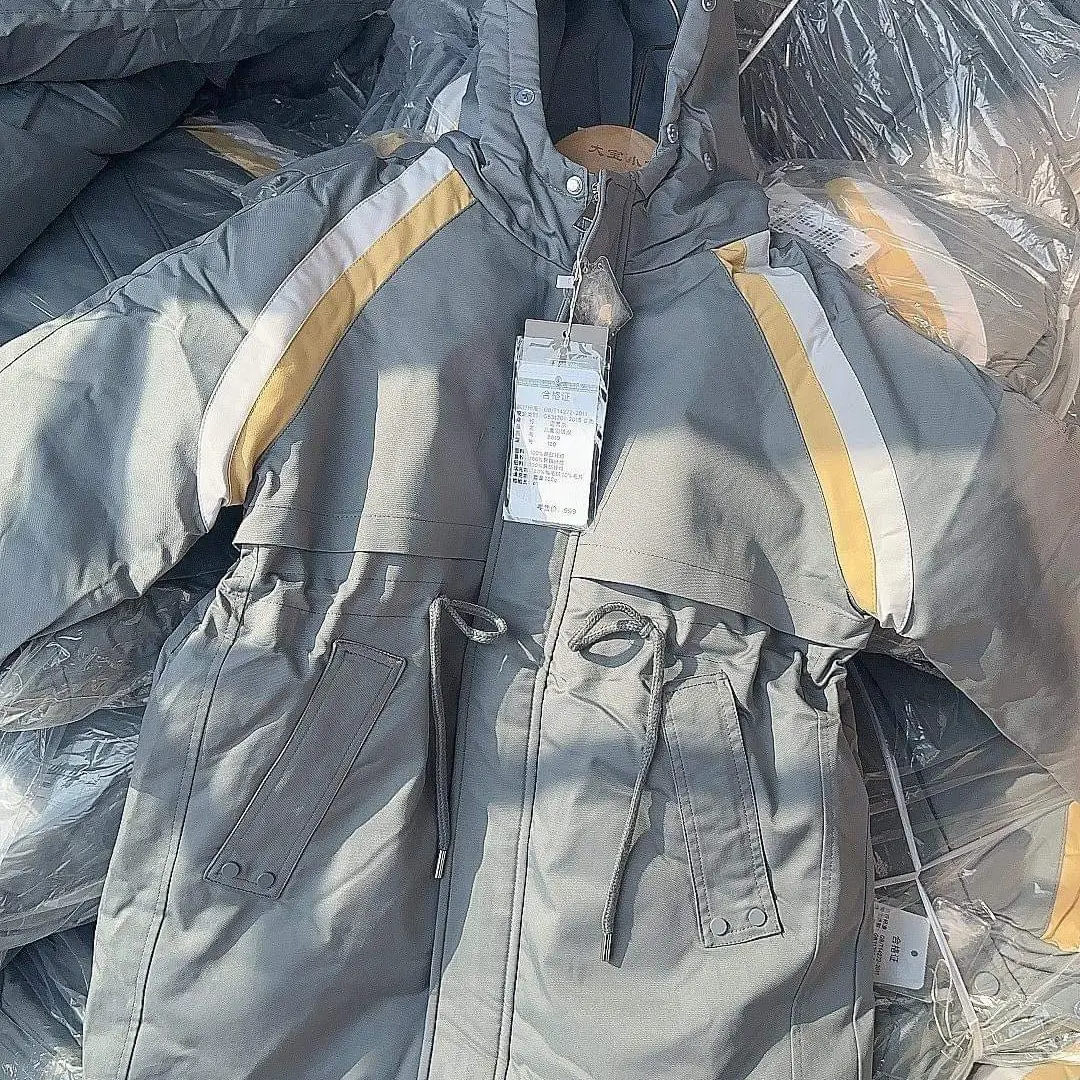 ÁO KHOÁC PACKA LÔNG VŨ MAU GHI XAM SIZE 120-160