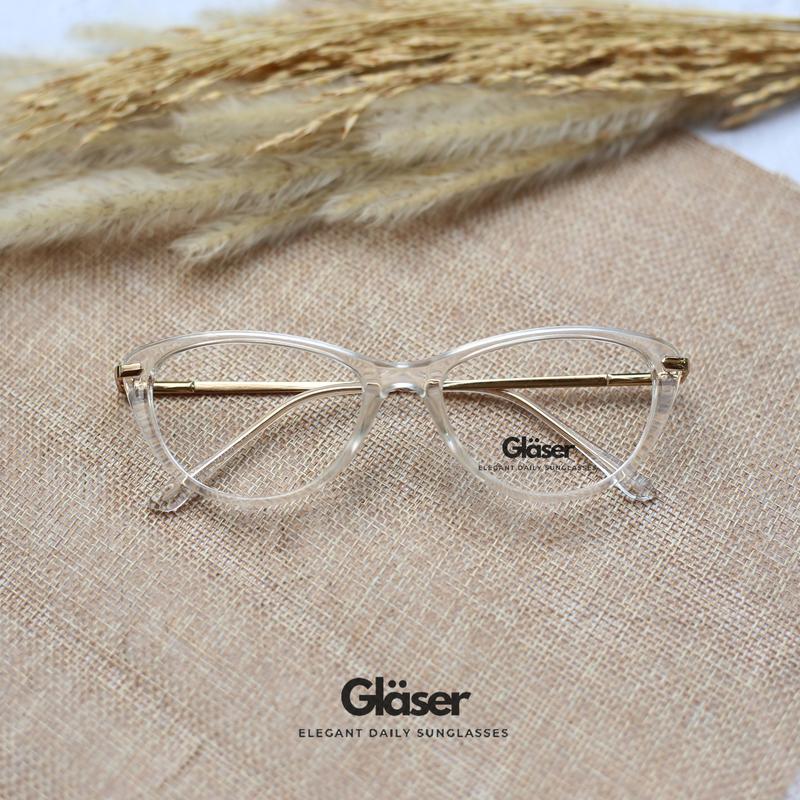 Product Introduction of Frame Kacamata Yumna - Bisa Minus Plus Cylinder (Free Box+Lap) Biru Frame Perempuan Laki-laki Eyewear vascka 3