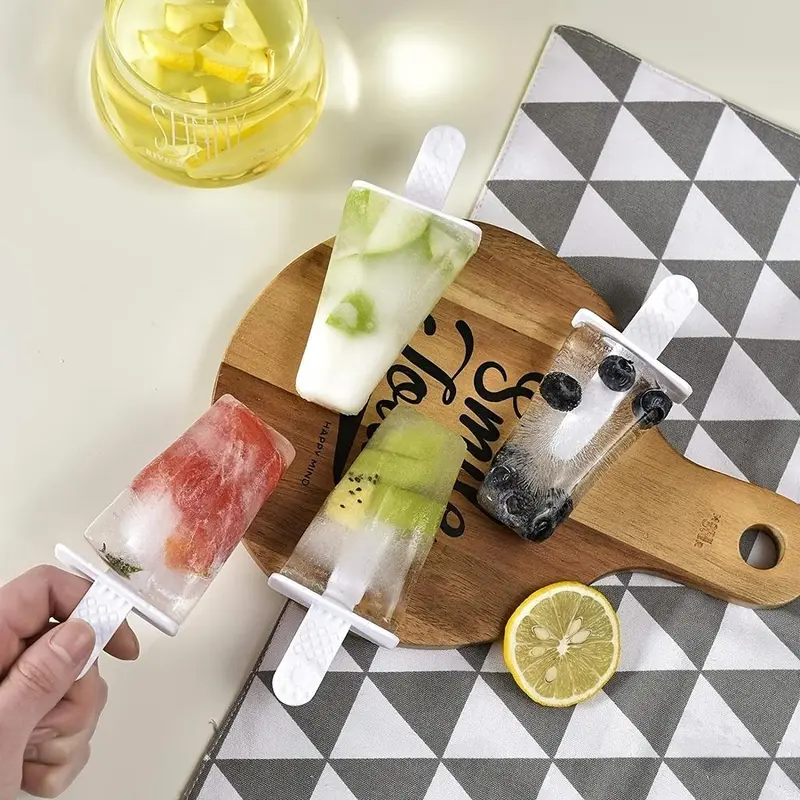 Silicone Ice Pop Maker, 1 Count Multi-grid Ice Pop Mold, Reusable Ice Pop Maker, Ice Pop Maker for Home Kitchen, Kitchen Supplies 5