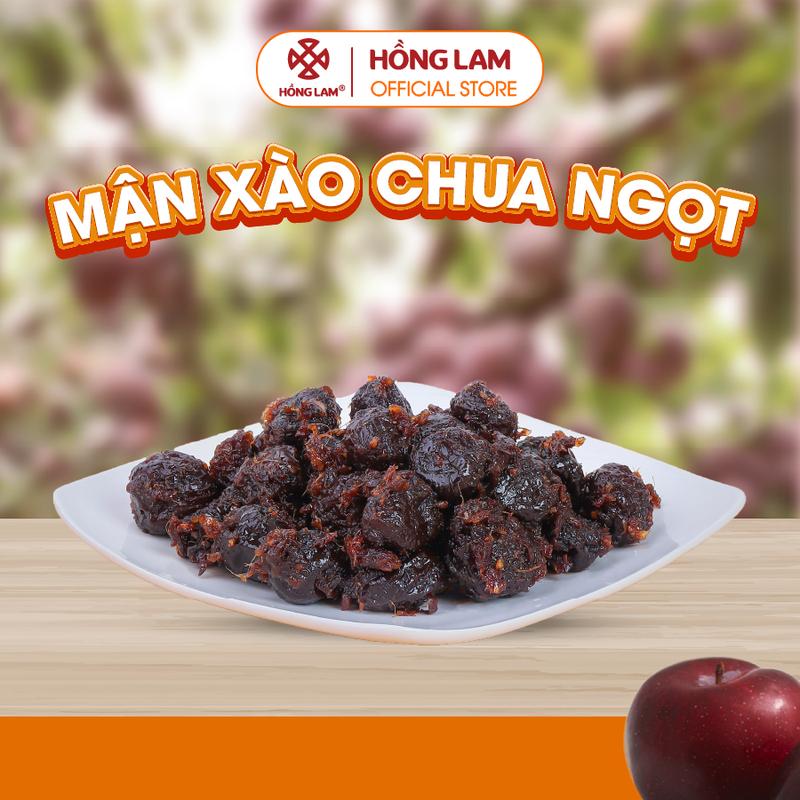 Ô Mai Mận Xào Chua Ngọt Hồng Lam - Vị Chua Ngọt Dẻo Gừng - Hộp 200g,300g,500g