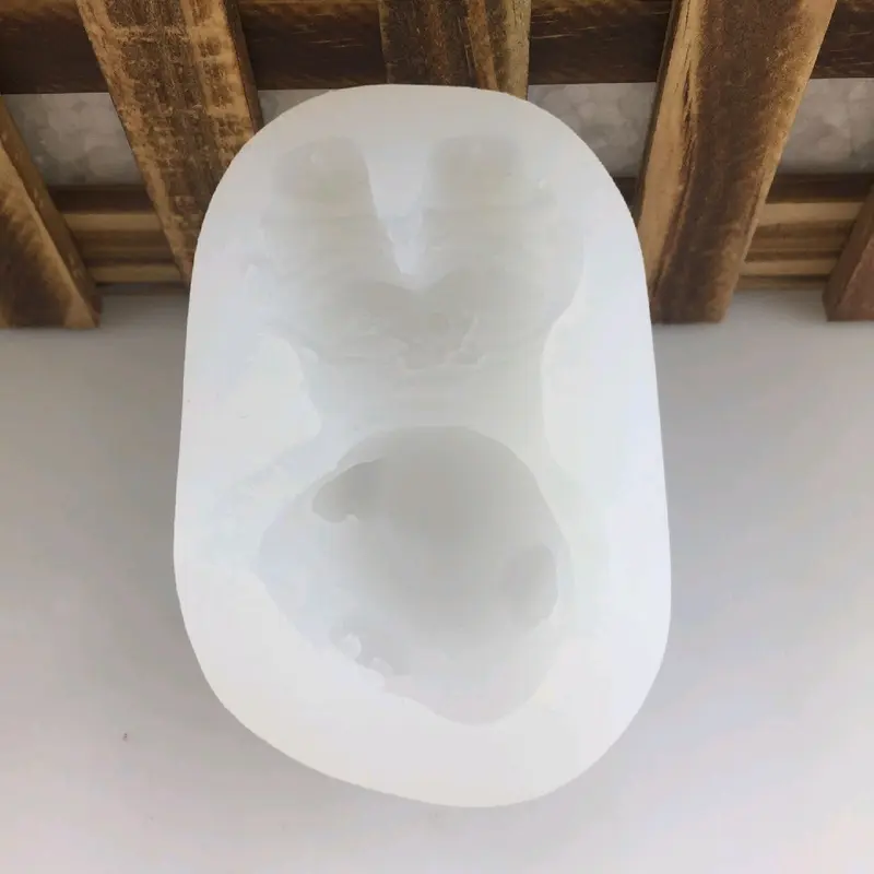 NHIENCAKE Khuôn silicon 4D heo tắm tiên dùng làm pudding, thạch rau câu, sáp nến, xà phòng 3