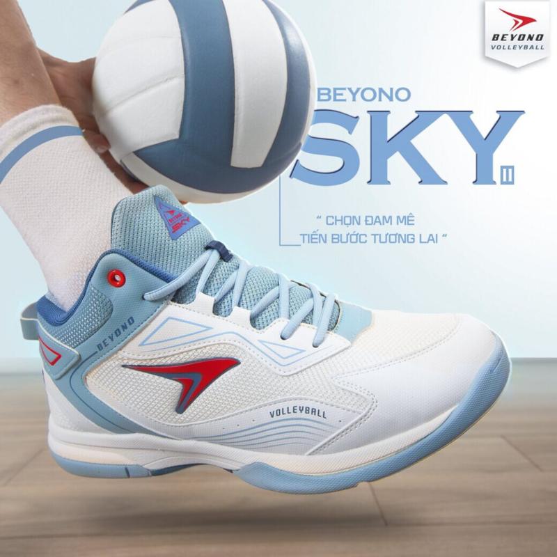 KÈM 2 QUÀ Giày bóng chuyền chất lượng cao Beyono Sky Chính Hãng Đế EVA độc quyền bền bám chống mòn Sneaker Sport