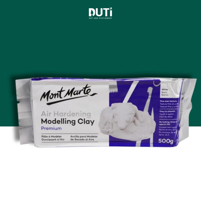 Đất sét tự khô Mont Marte Premium Air Hardening Modelling 0.5-2kg Đất sét Mỹ thuật Hàng Chính Hãng - Họa Cụ DUTi