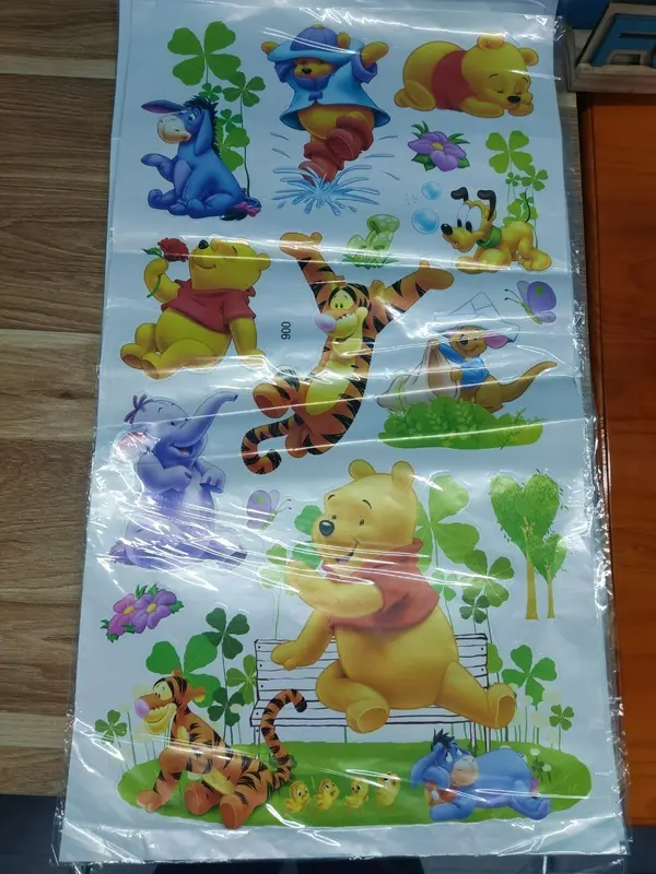 Decor hình dán công chúa, hình dán kitty, hình dán siêu nhân cho bé thoả thích sáng tạo trang trí bàn học,tủ quần áo ATD 4