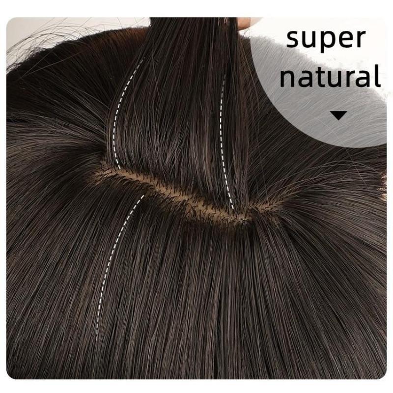 Tóc Giả Xoăn Dài 65cm, Có Mái, Tóc Mái Nhỏ Màu Đen Tự Nhiên, Sợi Tổng Hợp Chịu Nhiệt Độ Cao, Dành Cho Phụ Nữ Và Nam Giới, Thích Hợp Để Hóa Trang Và Mặc Tiệc Tùng 8