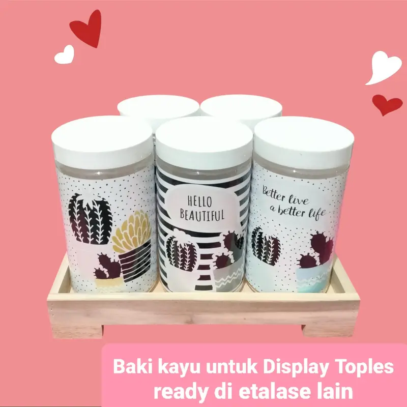 Toples Lebaran / paket 5 pcs / toples shabby / Toples snack / toples cantik /TOPLES NATAL / Toples kue / toples kue kering / toples lebaran murah / toples murah / toples jajan / toples cemilan / toples natal / toples kue natal / toples snack natal 1