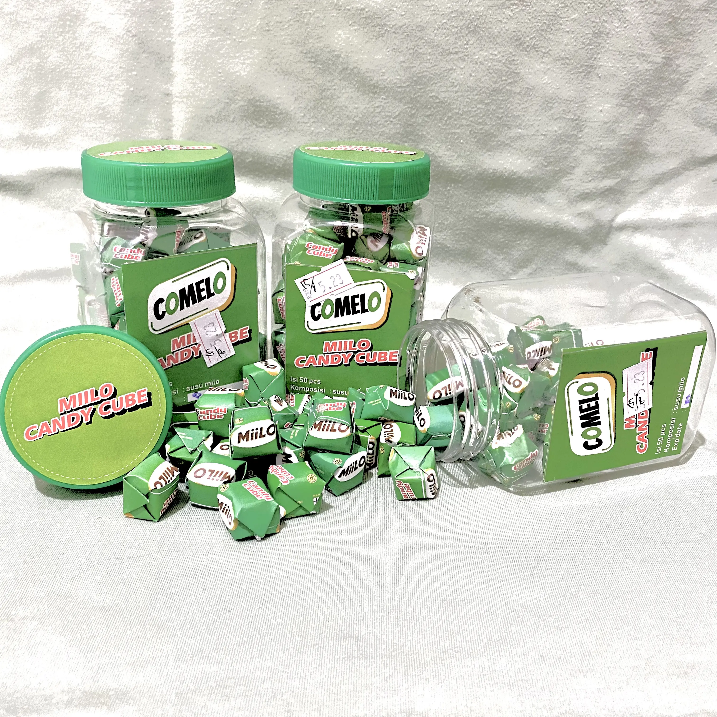 MIILO CANDY CUBE COMELO TOPLES MINI ISI 50 PCS