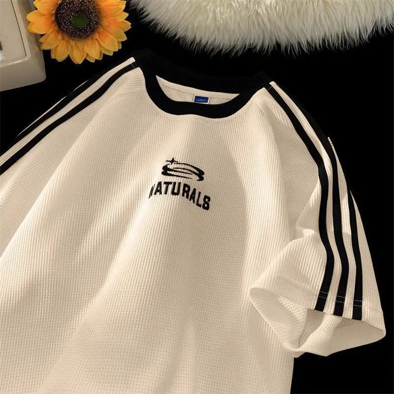 Áo thun unisex NATURALS NAD Áo phông nam nữ 3 soc tay lỡ oversize fom rộng chất liệu cotton tổ ong thoáng mát 6