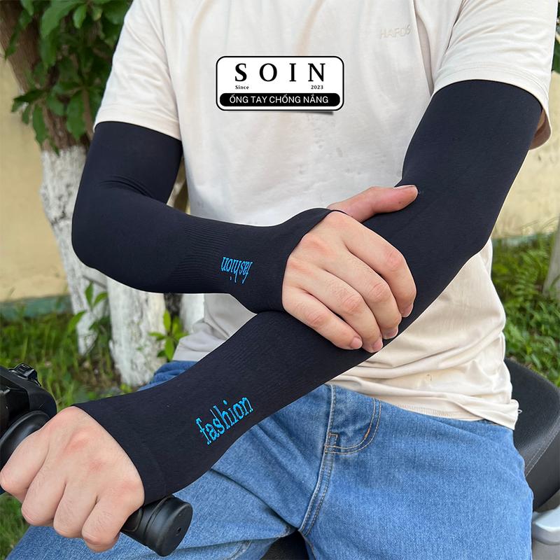 Combo 5 Đôi Ống Tay Chống Nắng, Bao Tay Chống Nắng, Găng Tay Đi Phượt Nam Nữ Unisex Dài Xỏ Ngón Ôm Khít Thoáng Khí Chống Tia UV