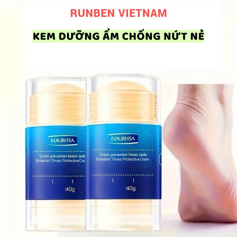 Kem Dưỡng Ẩm Chân Tay 40G, Dạng Lăn Tiện Lợi, Phục Hồi và Chống Nứt Nẻ Tay Chân, Giúp Dưỡng Da Mềm Mại, Mịn Màng