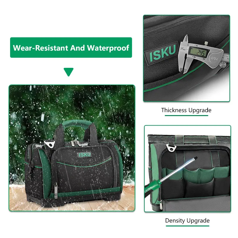 【new type】 Toolbag 16-20 inch Kain Oxford Tebal Tas Alat Perkakas Kuat Tas Perkakas Toolkit Toolbox 16 Inch 5
