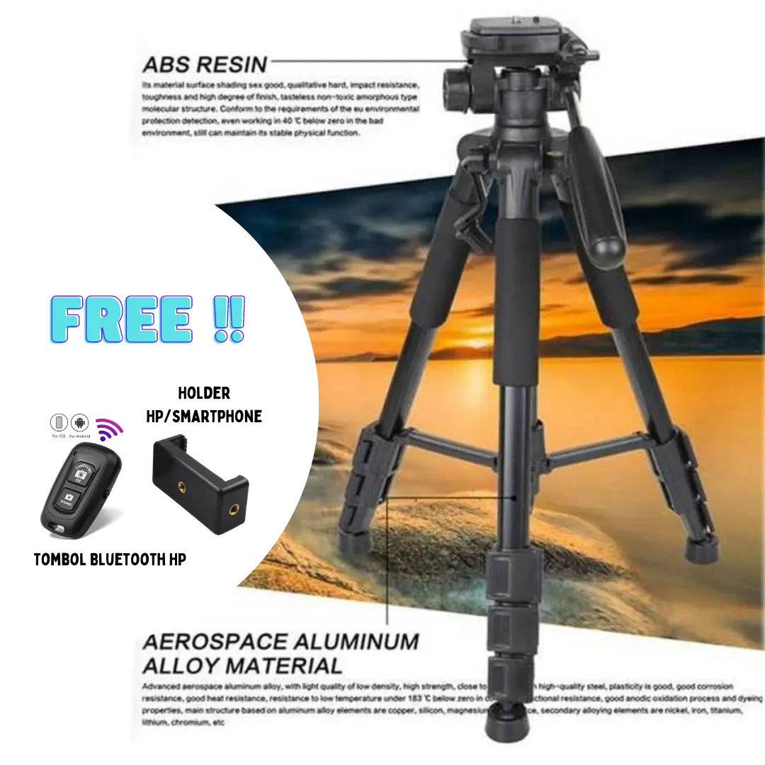 Tripod Kamera Dslr Mirrorless Canon Nikon dan Sony