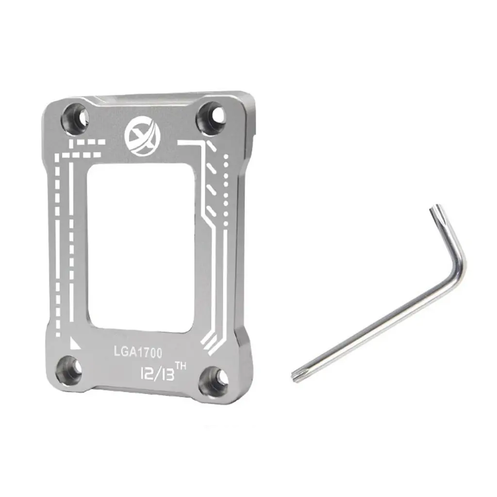 CPU Buckle for LGA 1700 LGA1800 CPU Bending Corrector Fixed Buckle Anti-off cpu Fixer Frame Bracket Aluminum-Alloy