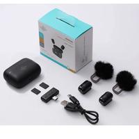 Gambar LUUCCO MiniPods-K2 Wireless Lavalier Microphone MiniPods K2 Wireless Mic (USB C) - Pink dari Doss Bandung Kota Bandung 4 Tokopedia