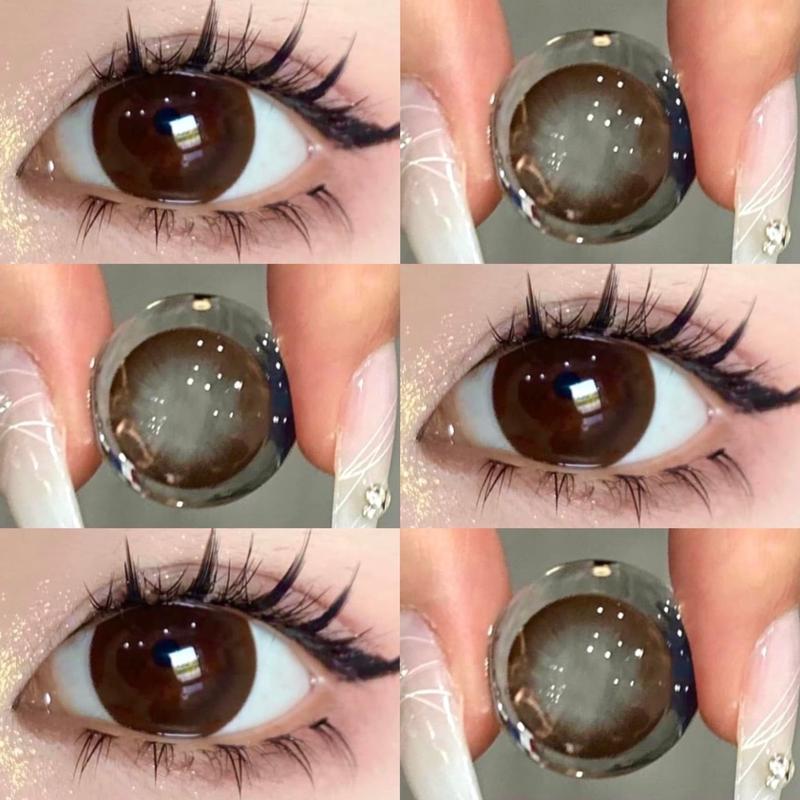 Lyn Lens - Kính áp tròng nâu choco giãn vừa 14.2 đến 14.3mm