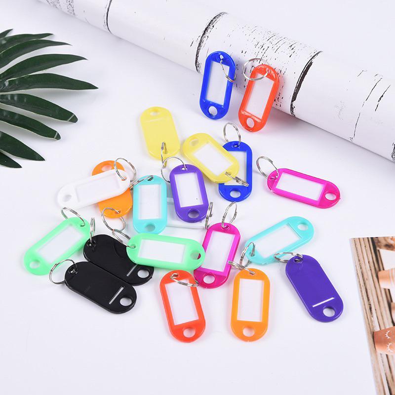 [DWCORNER] Gantungan Kunci Label Tag Gantungan Kuci Label Nama Keychain Ring Name Tag 4