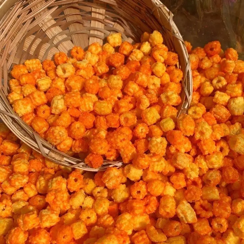 500g-1kg Nui chiên giòn, bắp sấy giòn, hạt sen cay tẩm vị đậm đà - Snack Ăn Vặt 3
