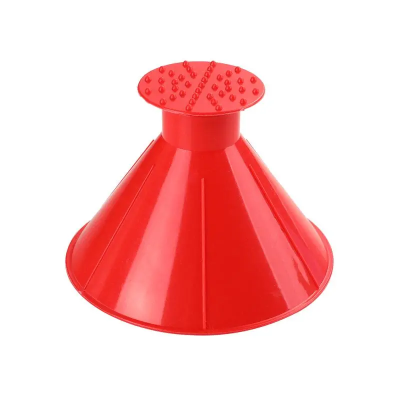 Christmas Portable Car Ice Scraper, Car Cone Shaped Handheld Snow Remover, Car Windshield Ice Removal Tool, Snow Shovel Tool, Winter Snow Brush, Car Cleaning Products 0
