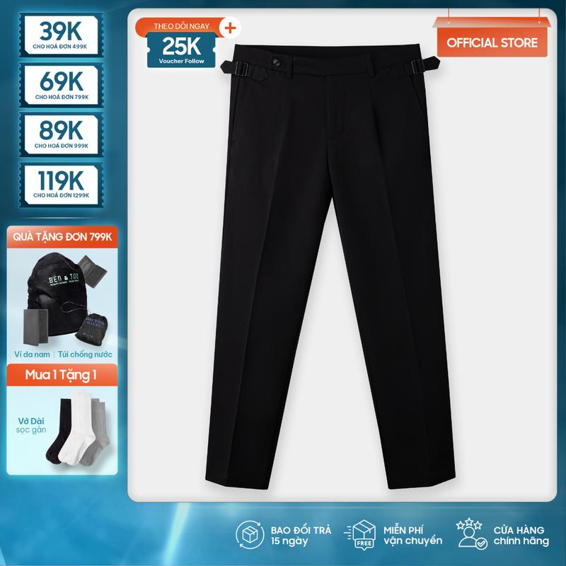 Quần Tây Side Tab BEN & TOD SL2120BC105 Nam Menswear Pants