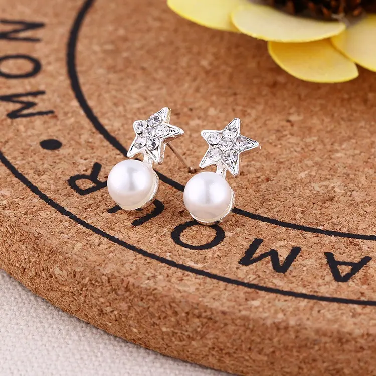 Anting wanita elegan Anting princess round high quality Grade original store cantik elegan 1222 6