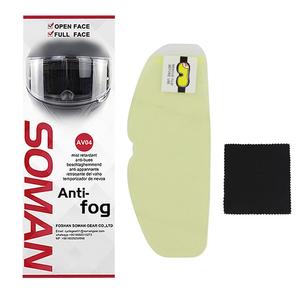 Universal Helmet Shield Anti Fog Film Clear Visor Lens Insert Fog Resistance