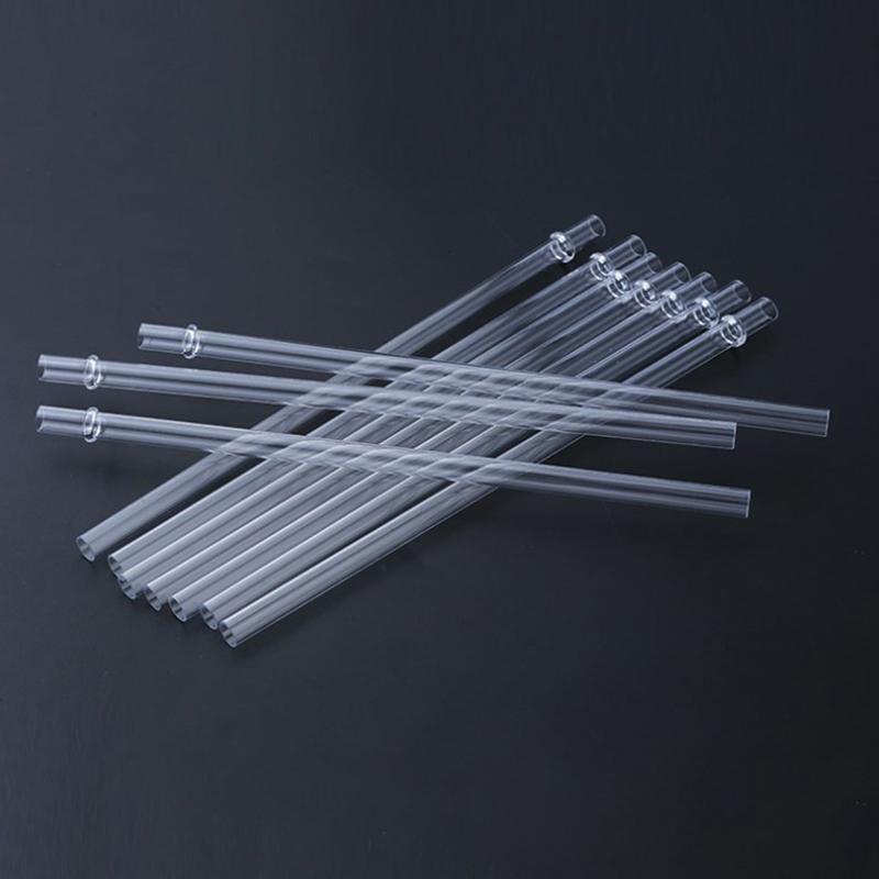 Product Introduction of Straw Plastik Berkilauan Putih, 10 Keping, Panjang 9 Inci, Straw Minuman Keras Boleh Digunakan Semula, Untuk Tumbler, Mug, Cawan, Botol 16