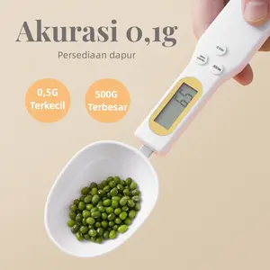 Timbangan sendok digital / Sendok timbangan / Sendok takar digital / Sendok ukur digital elektrik 500g / Sendok timbangan / Digital spoon scale/timbangan sendok digital/Timbangan sendok / Sendok digital spoon scale mini LCD ukuran 500g takar