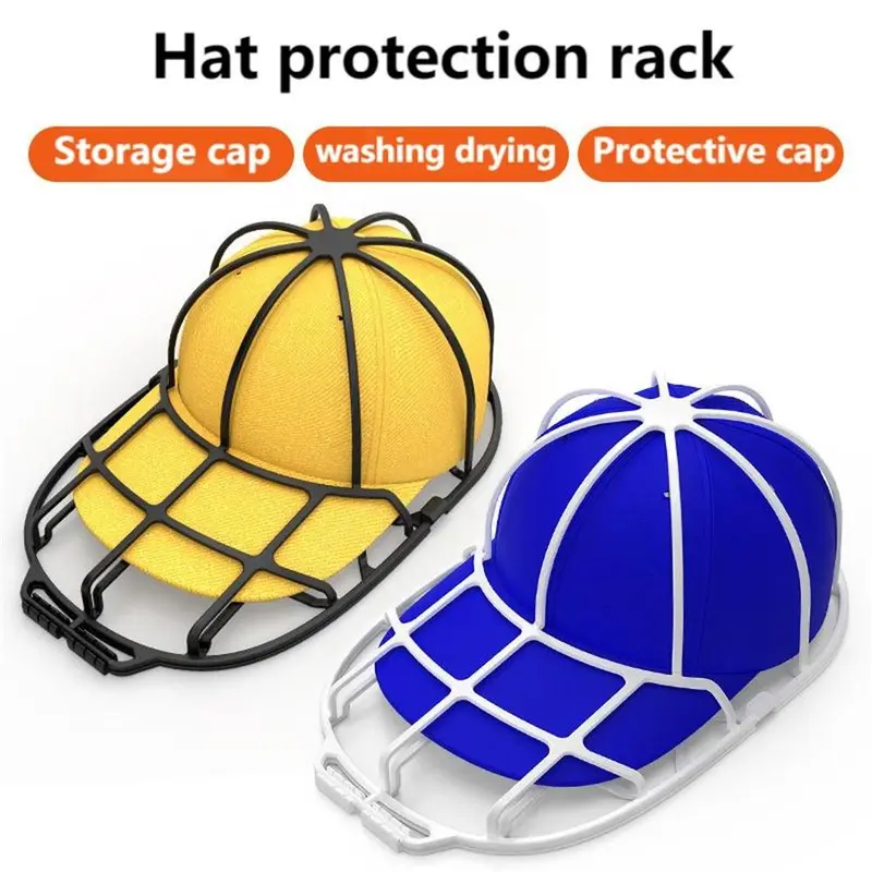 Hat Storage Rack, 1 Count Wall Mounted Hat Protective Frame Organizer, Anti Deformation Hat Holder for Home 3