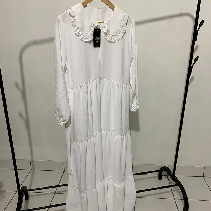 GAMIS CRINCKEL AIRFLOW TERBARU/GAMIS POLOS CRINCKEL 6