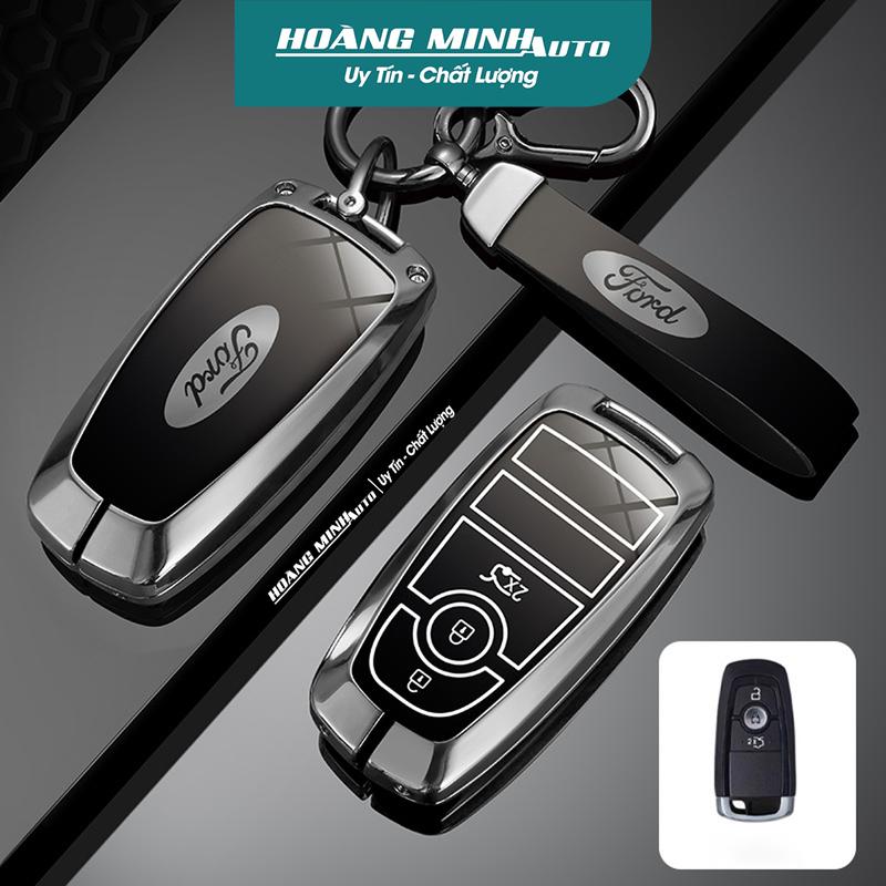  Ốp chìa khóa xe ô tô Ford Ranger Raptor Everest Explorer Bản Chìa 3 4 Nút Bọc Chìa Khóa Xe Ford Cao Cấp - Móc Khoá 