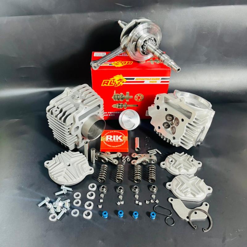 Combo đầu lòng dên 4val REDLEO cho xe wave dream cub phụ kiện