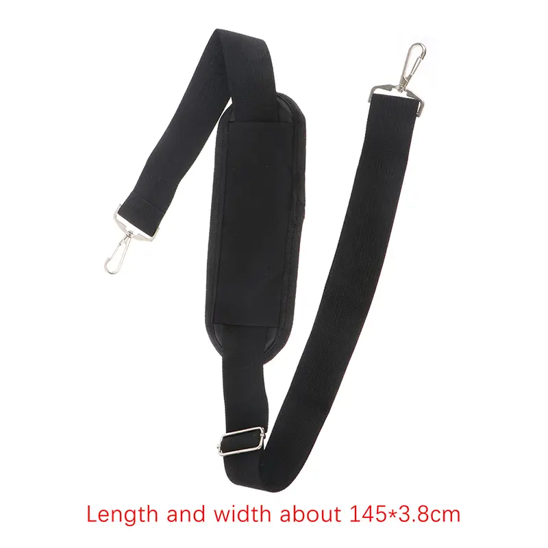 Dây Đeo Túi Nylon Màu Đen Dành Cho Nam Giới Dây Đeo Vai Mạnh Thích Hợp Cho Túi Xách Túi Đựng Máy Tính Xách Tay Thắt Lưng Phụ Kiện Túi Dây Đeo Túi Dài Bag 7