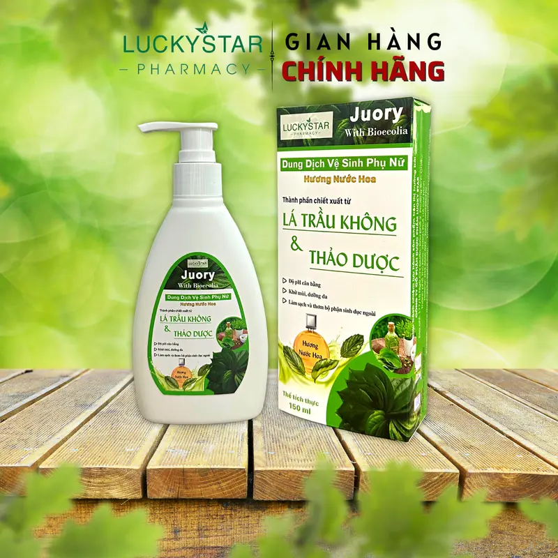 Dung Dịch Vệ Sinh Phụ Nữ Hương Nước Hoa Lucky Star - 150ml Nữ  Women ( Có Che Tên Sản Phẩm ) 1
