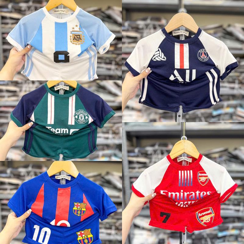 [Shin Kids] Dưới 1m15(6-24kg)Bộ Thun Lạnh Áo Ngắn Quần Ngắn Kiểu Dáng Thể Thao Dành Cho Bé.Đồ Bộ cho Bé,Đồ ngủ cho bé, đồ mặc nhà cho bé.