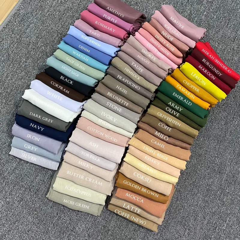 BELLA SQUARE POLYCOTTON Jilbab Nyaman 0
