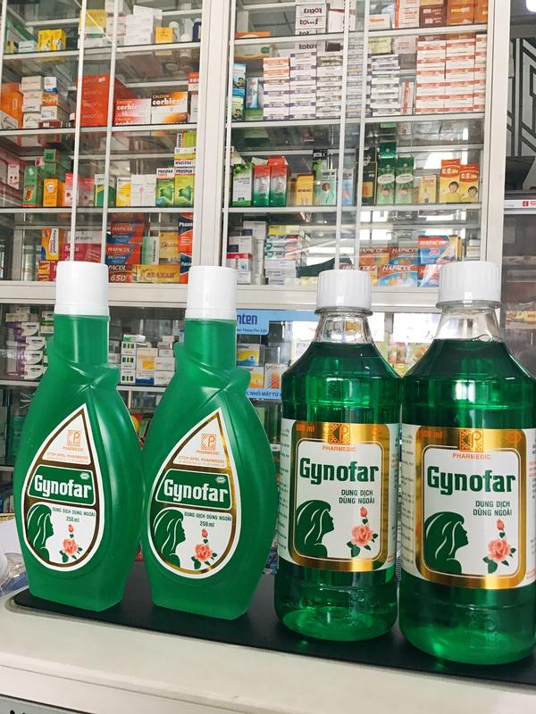 Dung dịch vệ sinh GYNOFAR pharmadic (hàng mới,date xa)
