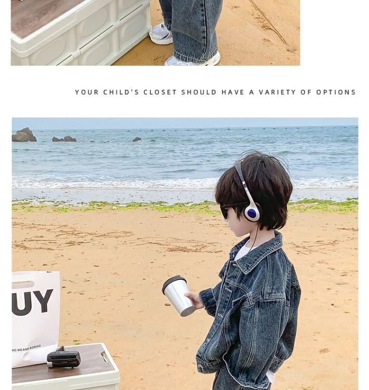 Product Introduction of Bộ Đồ Denim, Cho Bé Trai, Bộ Sưu Tập Mùa Thu 2023 Mới, Đẹp Trai Và Thời Trang, Áo Đẹp Kinh SúC Quần Ống Rộng, Bộ Đồ Hai Mảnh, Thích Hợp Cho Trẻ Em, Thời Trang 21